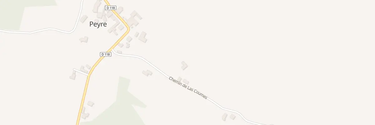 Plan du 191 Che de Las Coumes à Peyre