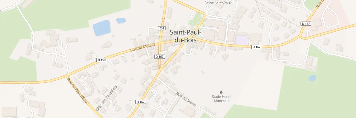 Plan du 7 Rue du bois d’anjou à Saint-Paul-du-Bois