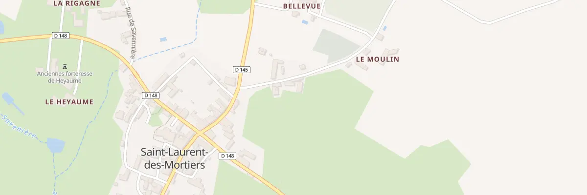 Plan du 2 Rue de l’Abbé Gilles Marais à Bierné-les-Villages