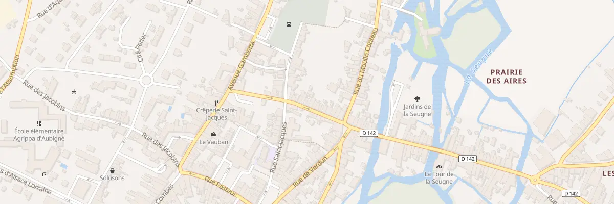 Plan du 17 Rue des Eparades à Pons