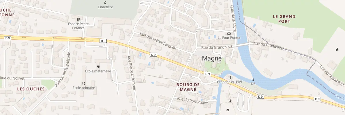 Plan du 304 Av du Marais Poitevin à Magné