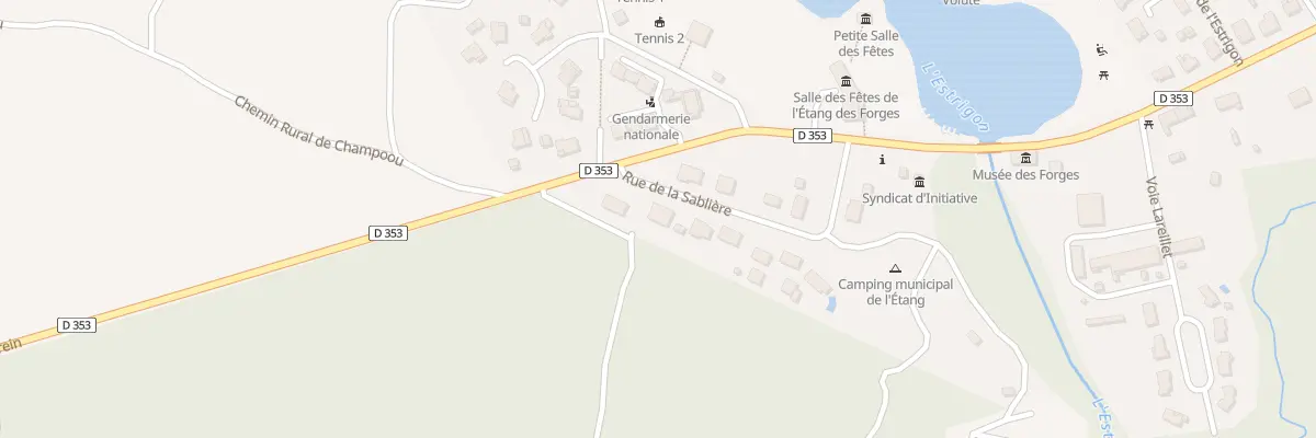 Plan du 211 Rue de la Sabliere à Brocas