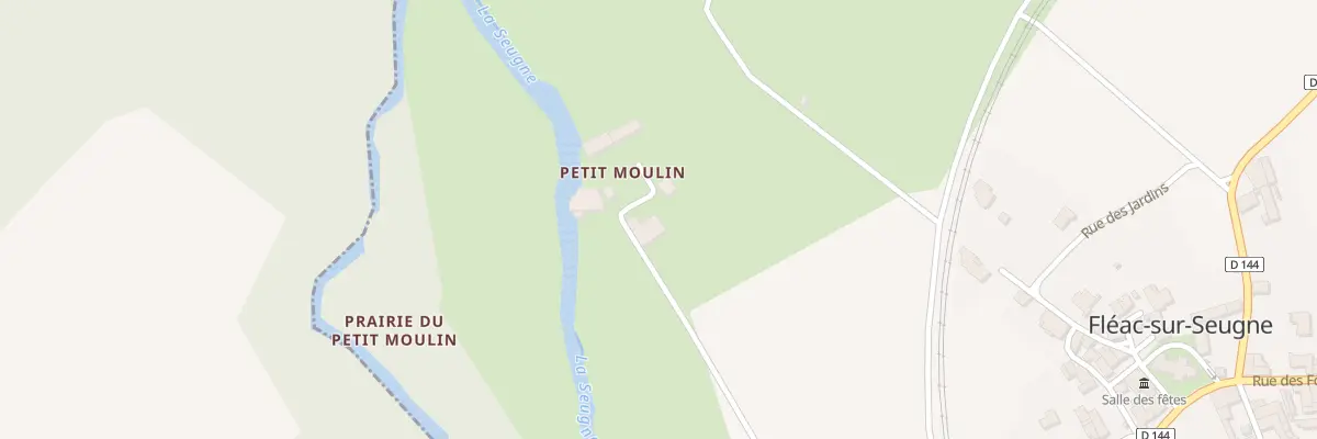 Plan du 6 Imp du Petit Moulin à Fléac-sur-Seugne