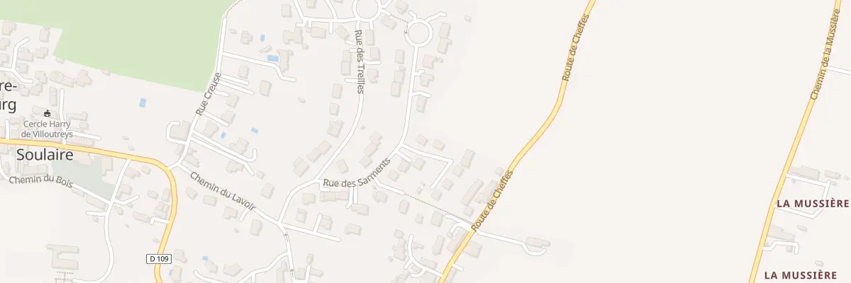 Plan du 1 Imp du Chasselas à Soulaire-et-Bourg