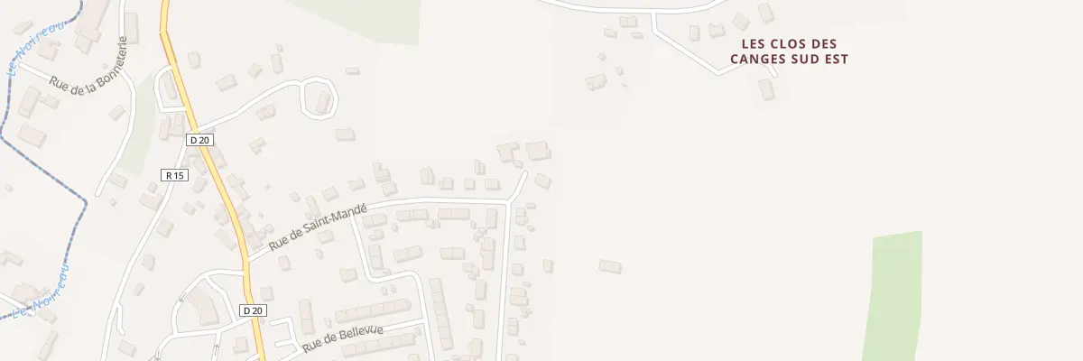 Plan du 40B Rue de Saint-Mande à Saint-Pierre-du-Regard