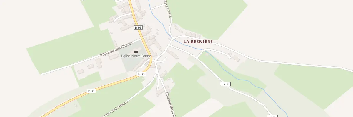Plan du 4 Che de la Resniere Curcy sur O à Thury-Harcourt-le-Hom