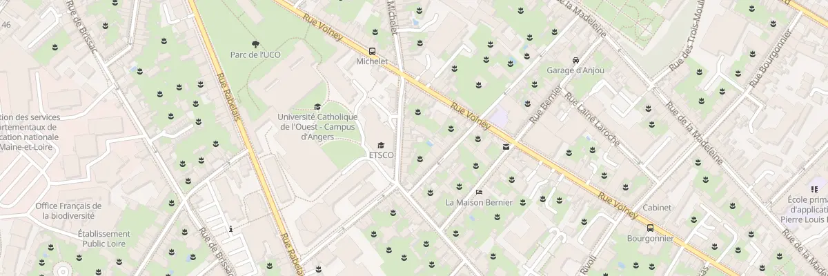 Plan du 55 Rue Michelet à Angers