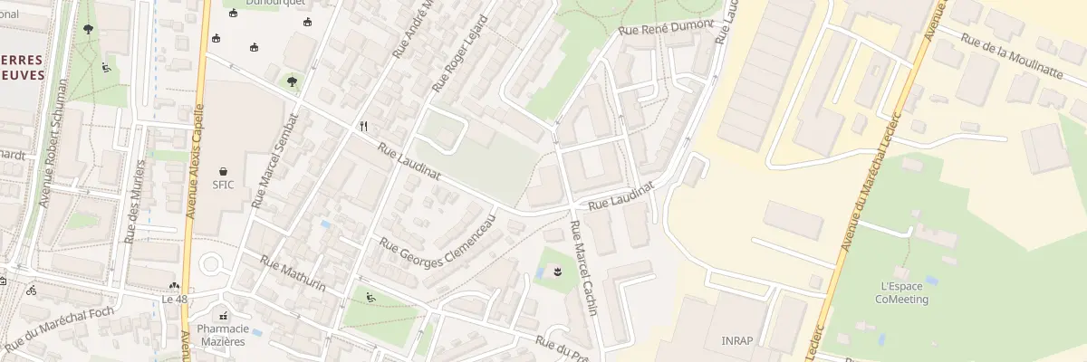 Plan du 36 Rue Laudinat à Bègles