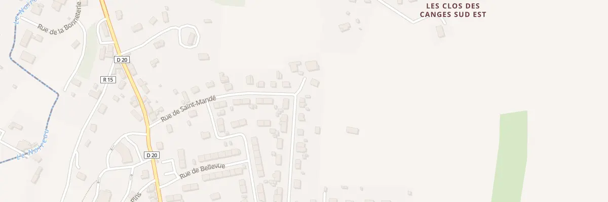 Plan du 40 Rue de Saint-Mande à Saint-Pierre-du-Regard