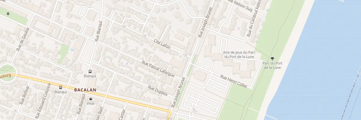 Plan du 77 Rue Joseph Brunet à Bordeaux