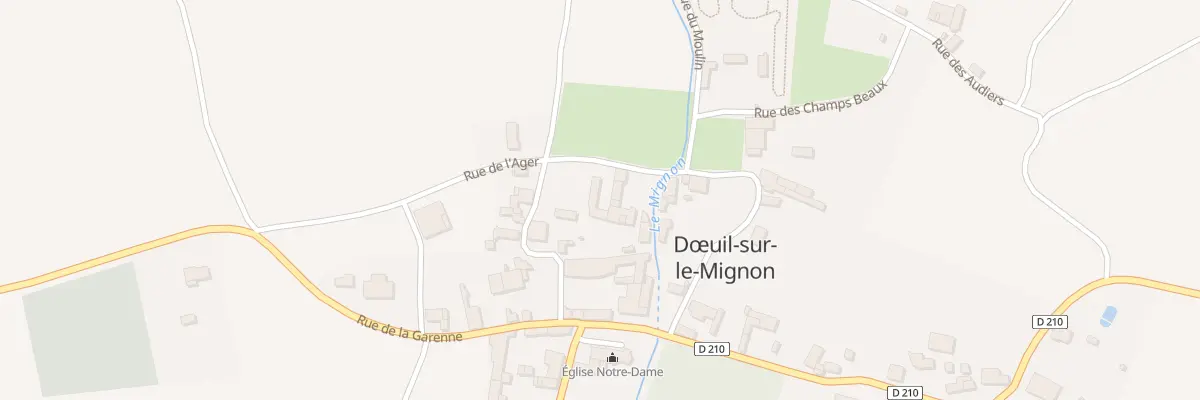 Plan du 5 Rue de l’Ager à Dœuil-sur-le-Mignon