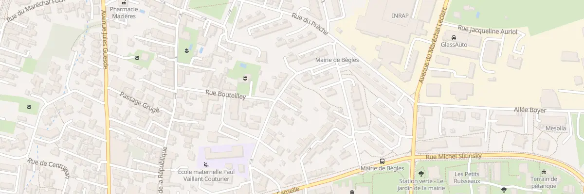 Plan du 31B Rue Paul V Couturier à Bègles
