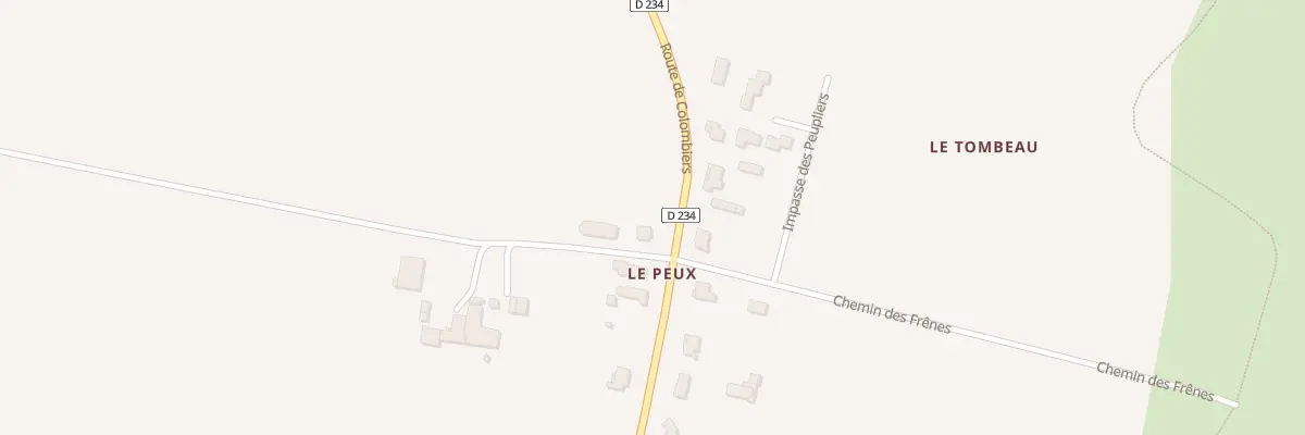 Plan du 2 Imp des Alouettes à Saint-Léger