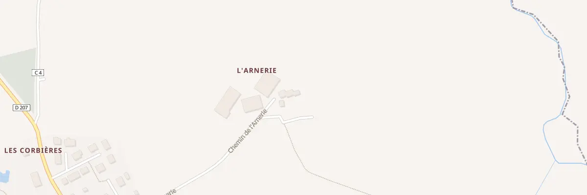 Plan du 1 L’Arnerie à Belgeard