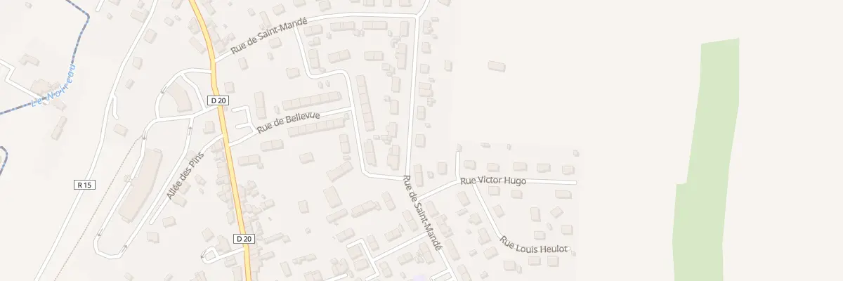 Plan du 24 Rue de Saint-Mande à Saint-Pierre-du-Regard