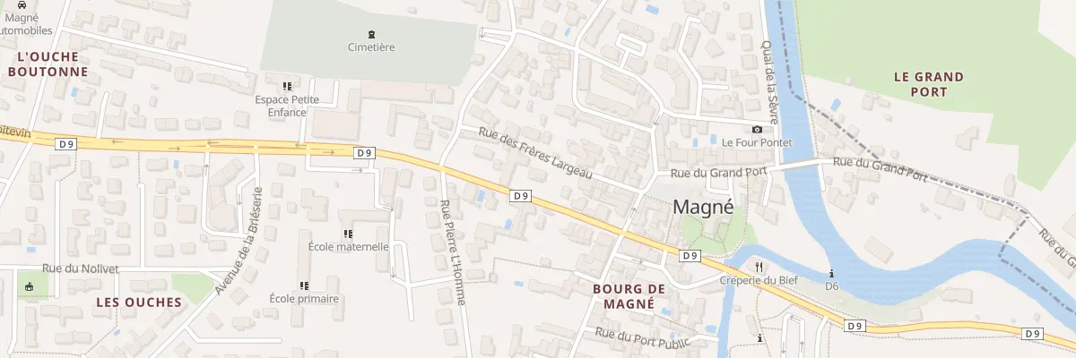 Plan du 314 Av du Marais Poitevin à Magné