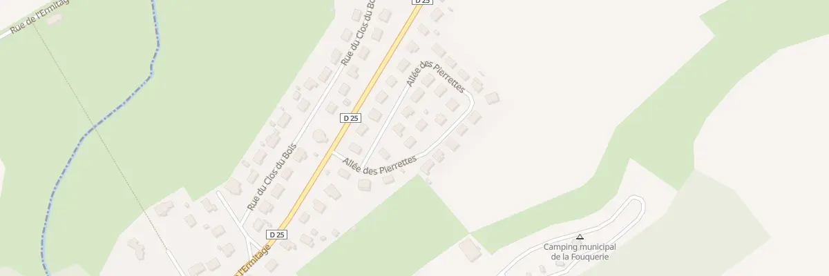Plan du 7 All des Pierrettes au Châtellier