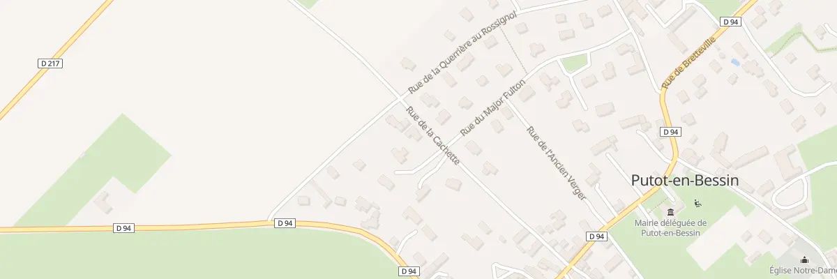 Plan du 11 Rue de la Cachette à Thue et Mue