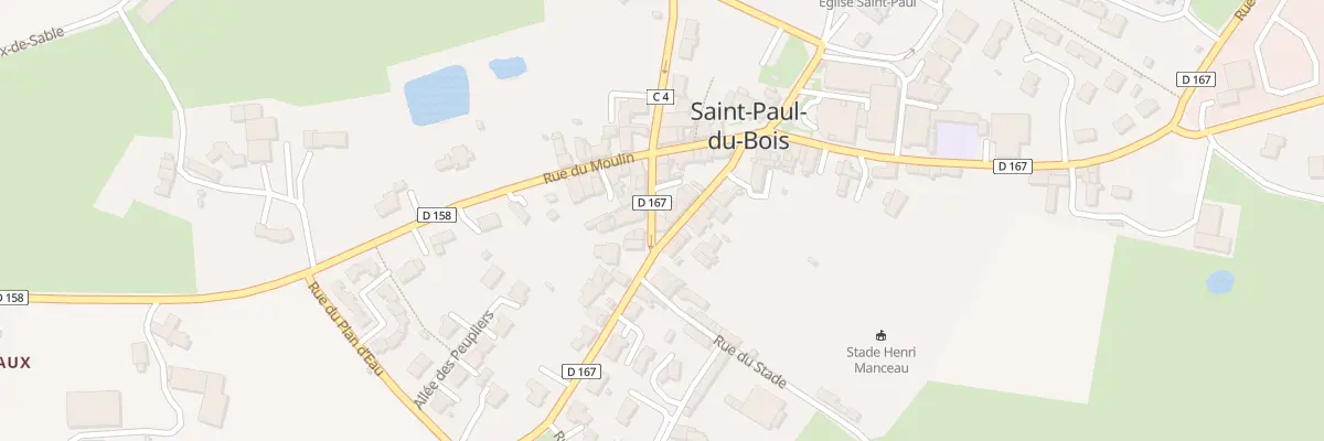 Plan du 4 Rue du bois d’anjou à Saint-Paul-du-Bois