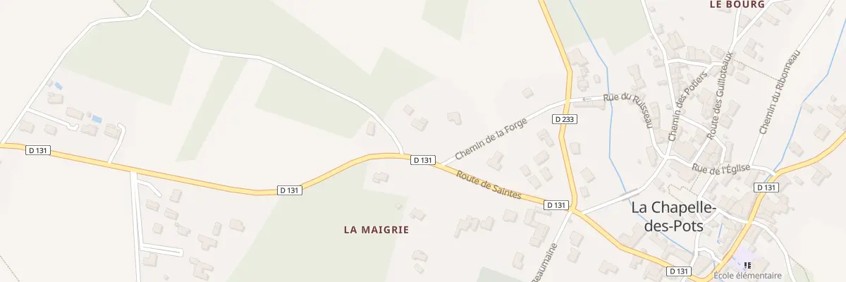 Plan du 13 Chem de la Forge à La Chapelle-des-Pots