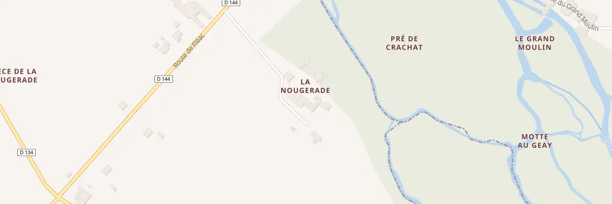 Plan du 9 Imp de la Nougerade à Belluire