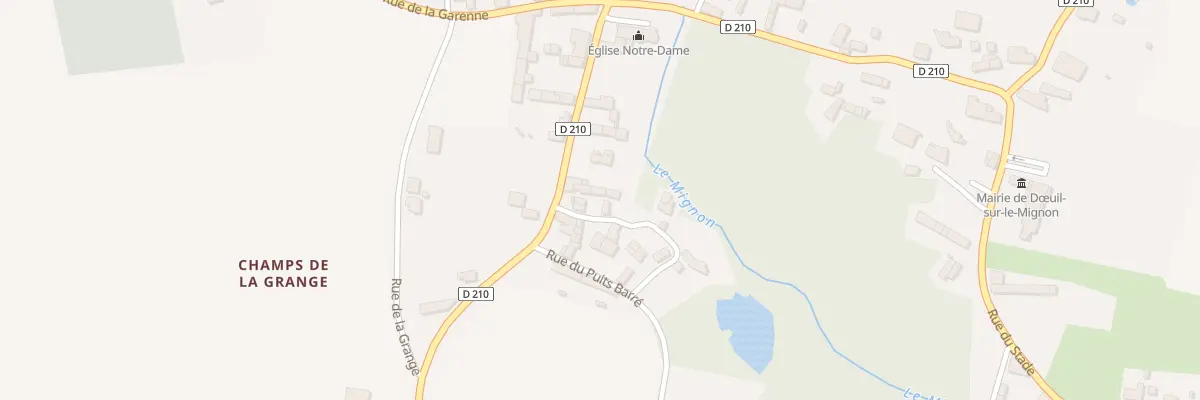 Plan du 3B Rue des Viviers à Dœuil-sur-le-Mignon