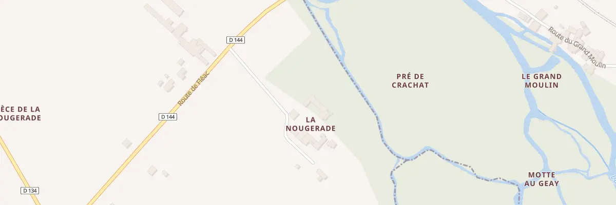 Plan du 5B Imp de la Nougerade à Belluire