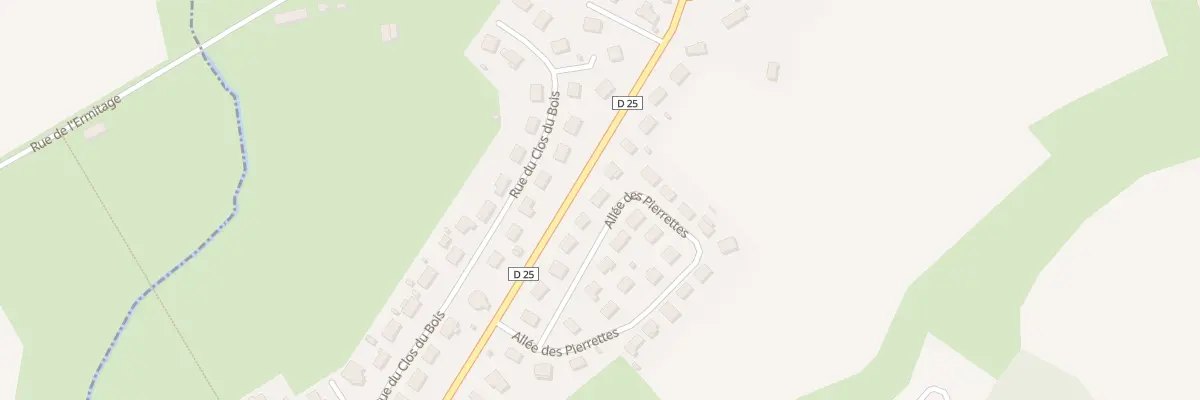 Plan du 32 All des Pierrettes à Flers
