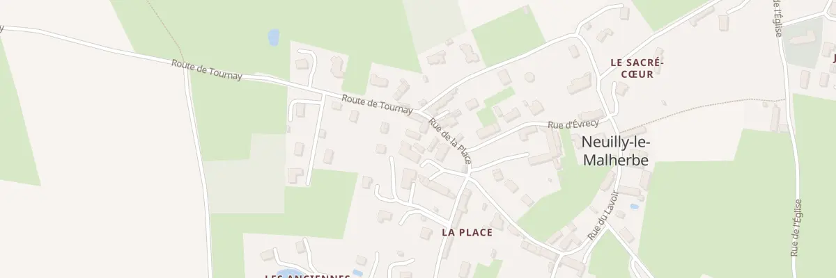 Plan du 6 Rue de la Place à Vacognes-Neuilly