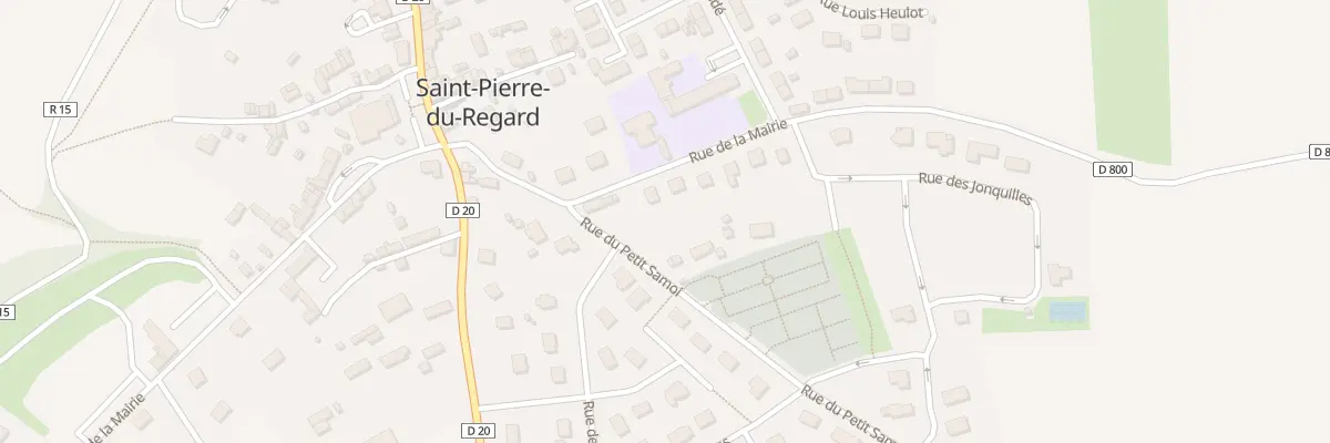 Plan du 14 Rue des Ecoles à Saint-Pierre-du-Regard