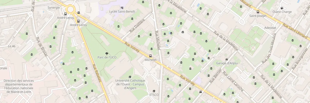Plan du 37 Rue Volney à Angers