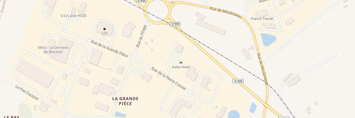 Plan du 3 Rue de la Pierre Creuse à La Vergne