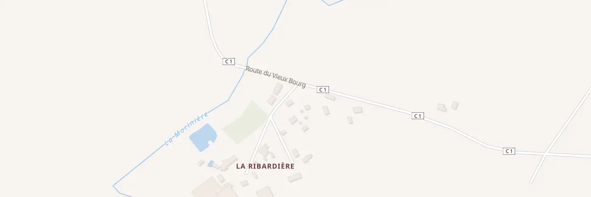 Plan du 1 Village de La Ribardière à Banvou