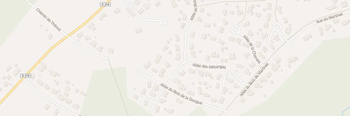 Plan du 17 All Le Bois de la Siougue à Cabanac-et-Villagrains