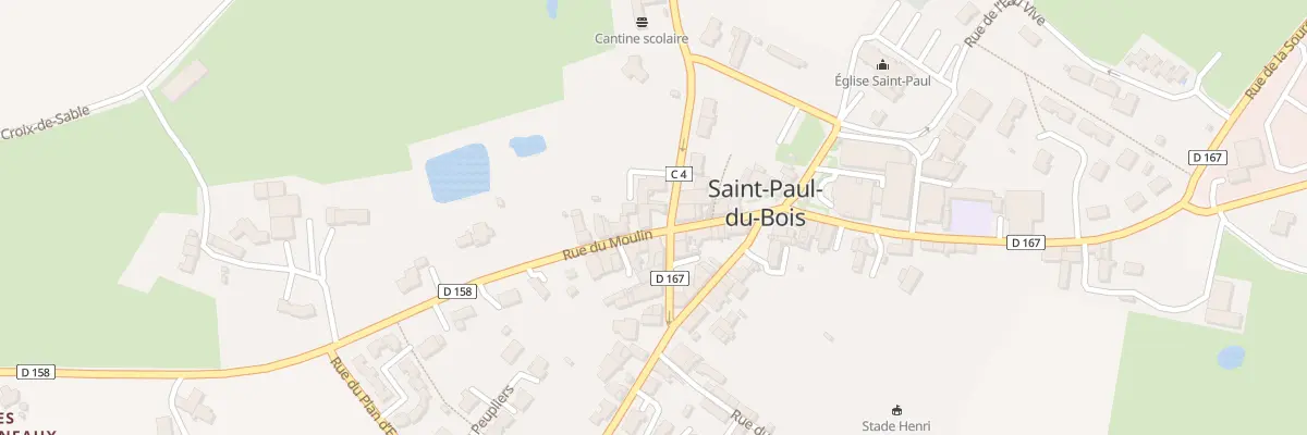 Plan du 10 Rue de la fontaine à Saint-Paul-du-Bois