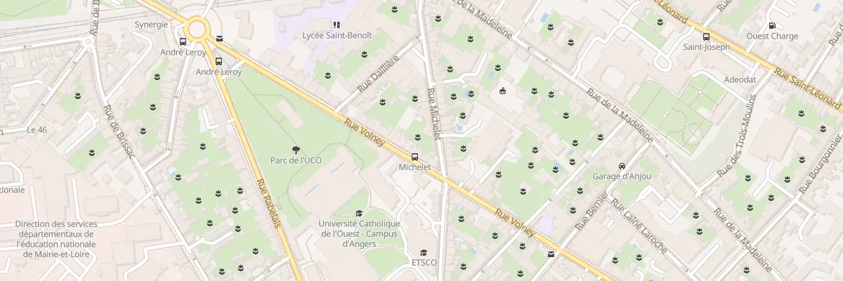 Plan du 35 Rue Volney à Angers