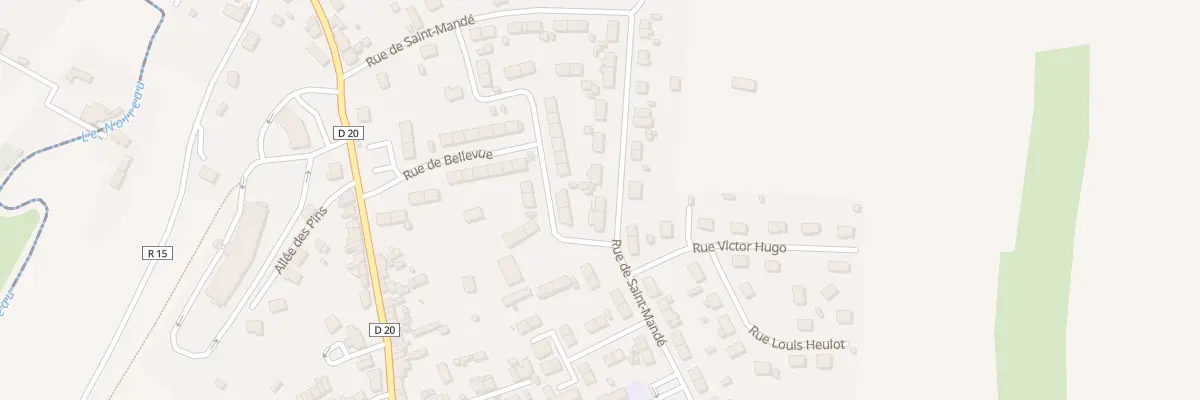 Plan du 15 Rue de Saint-Mande à Saint-Pierre-du-Regard
