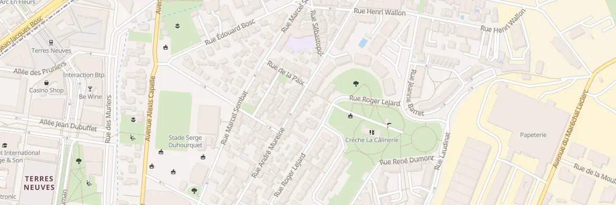 Plan du 58 Rue André Mureine à Bègles