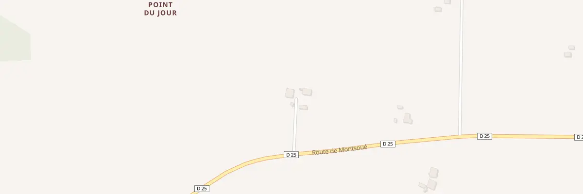 Plan du 47 Rte de Montsoué à Saint-Sever