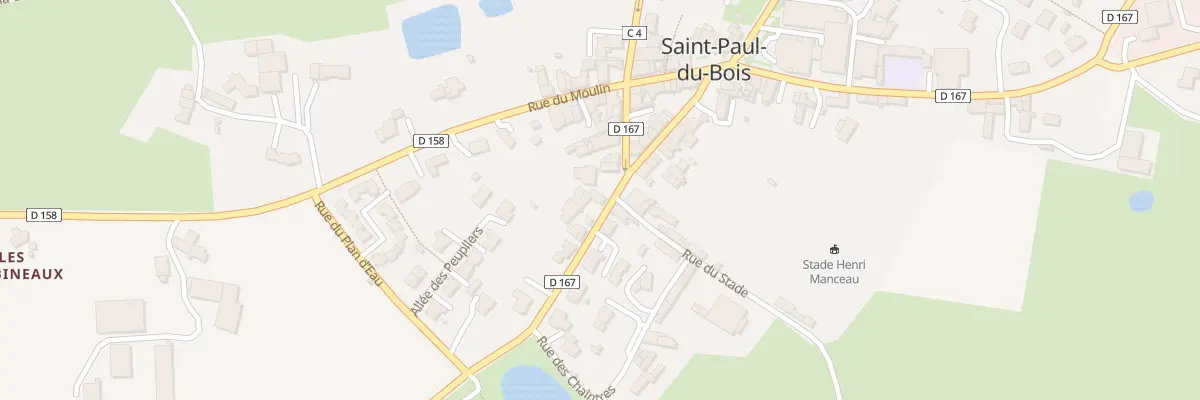 Plan du 8 Rue du bois d’anjou à Saint-Paul-du-Bois