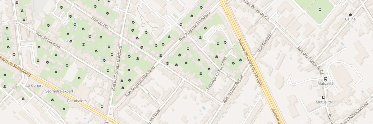 Plan du 27 Rue Pierre Curie à Angers