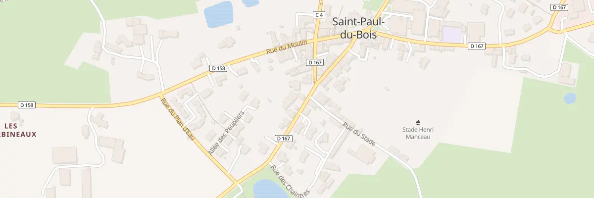 Plan du 10 Rue du bois d’anjou à Saint-Paul-du-Bois