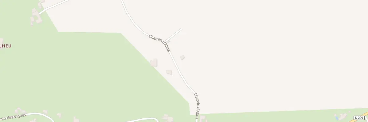 Plan du 16 Che d’Abos à Parbayse