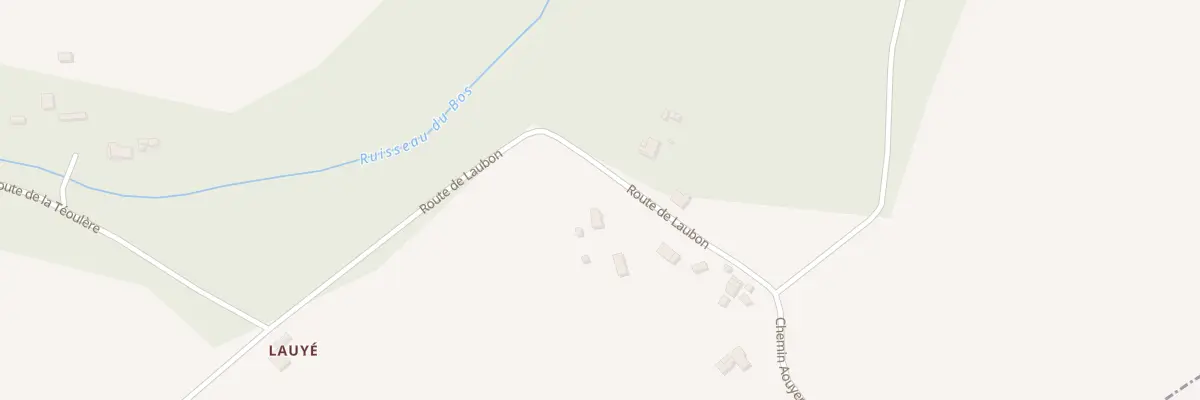 Plan du 814 Rte de Laubon à Bas-Mauco