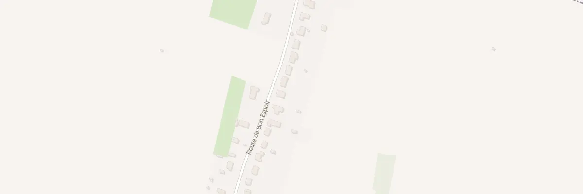 Plan du 54 Rte de Bon Espoir à Mazeray