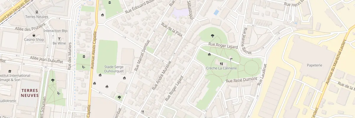 Plan du 72 Rue André Mureine à Bègles