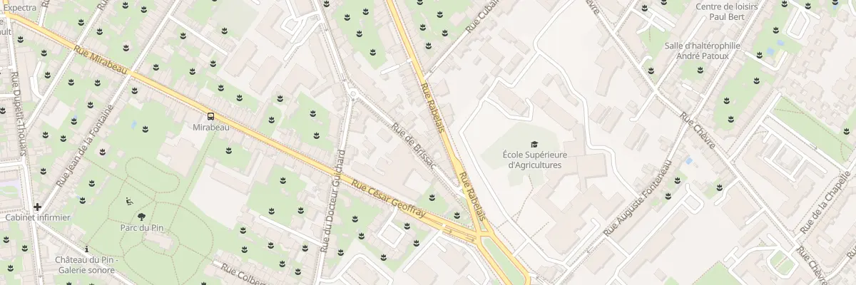 Plan du 85 Rue de Brissac à Angers