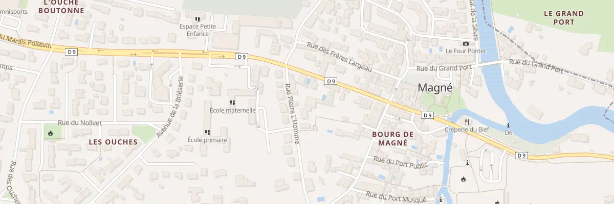 Plan du 9 Rue Pierre l’Homme à Magné