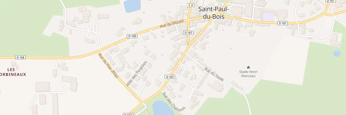 Plan du 12 Rue du bois d’anjou à Saint-Paul-du-Bois