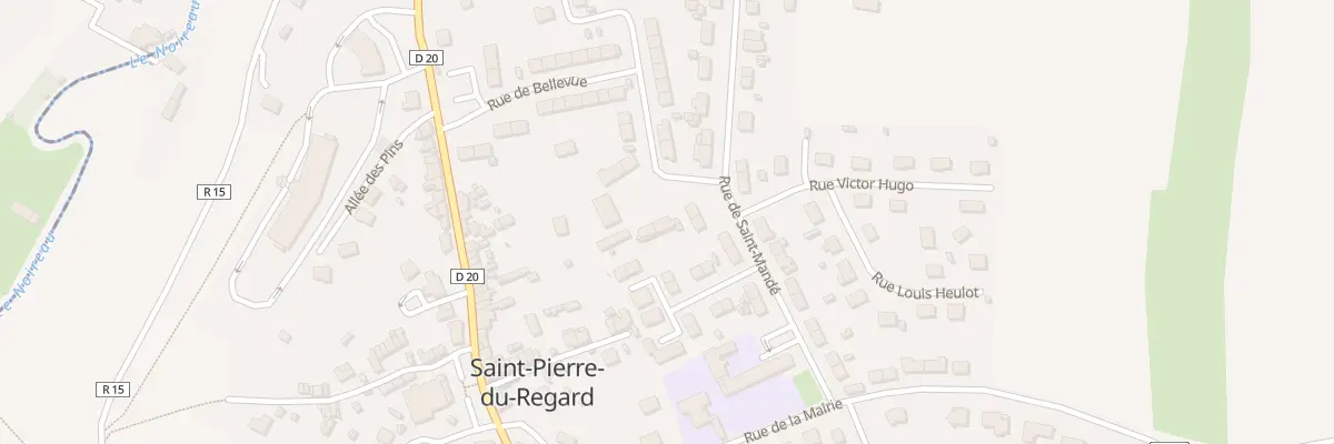 Plan du 1 Rue de la Libération à Saint-Pierre-du-Regard
